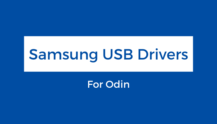 naturpark Flyselskaber Pensioneret Samsung USB Drivers for Odin | Download