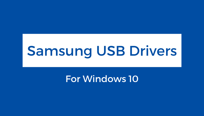 driver usb android windows 10